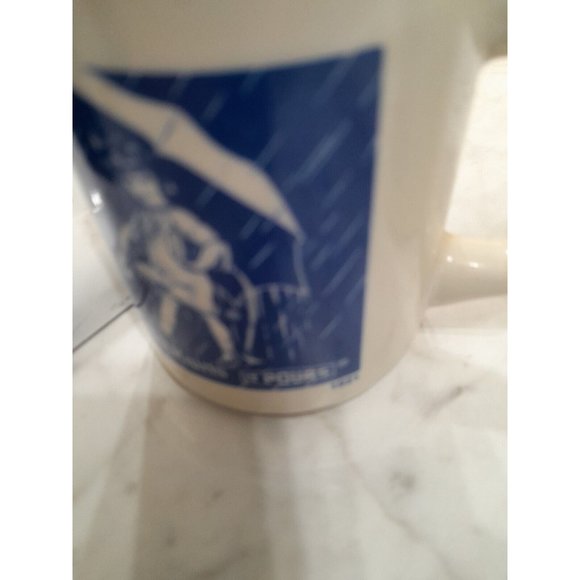 3 Morton Salt Coffee Cups 10 Oz Pictures From 1972, 1921 And 1956 When It Rains - Picture 6 of 9